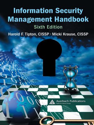 cover image of Information Security Management Handbook
